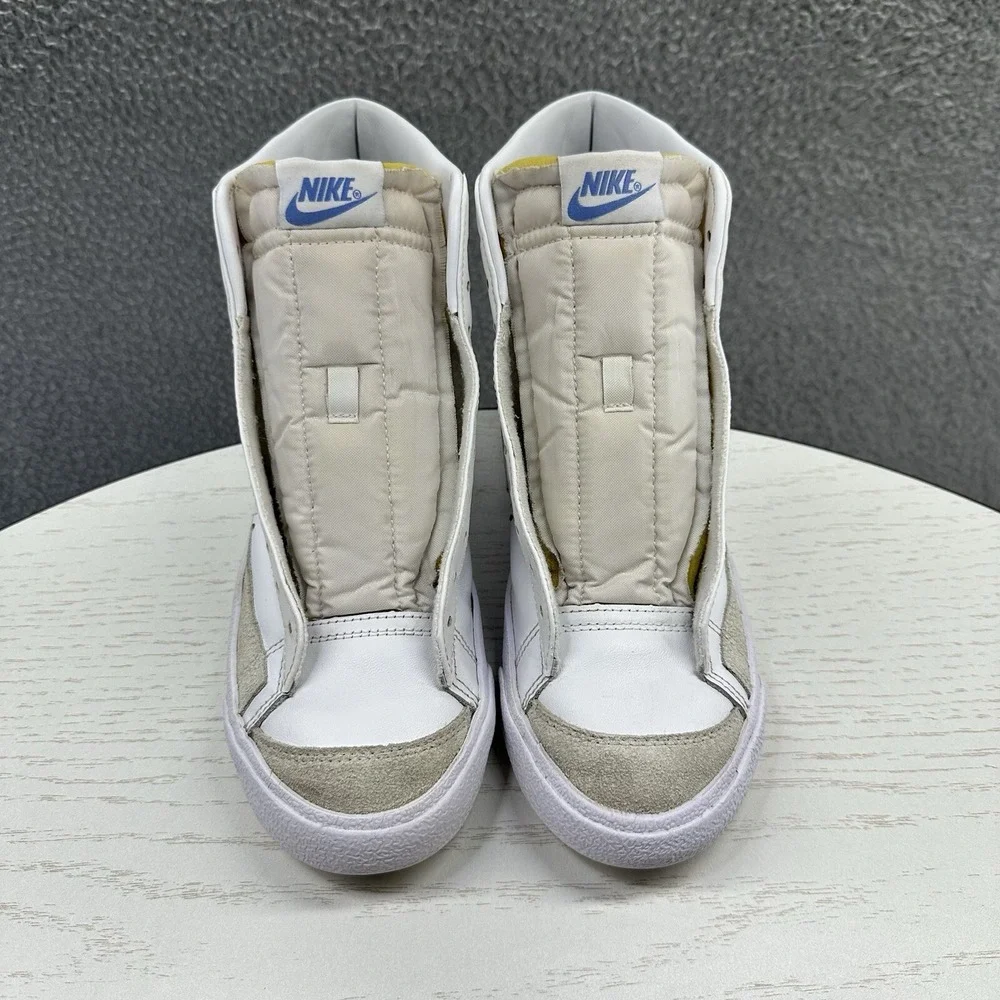 Nike Blazer '77 SE Mid White Metallic Silver CZ4627-100 Women's Size 9